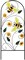Garden Decor for Outside, 34 Inch Decorative Garden Stakes with Flowers Bees, Metal Spring Garden Decorations Yard Art for Outdoor Patio Yard Lawn Backyard